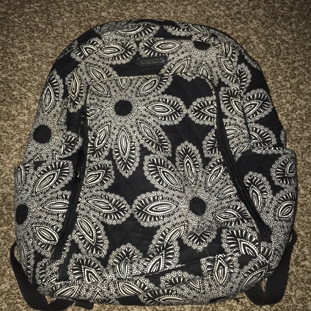 Vera Bradley Blanco Bouquet Small Campus Backpack